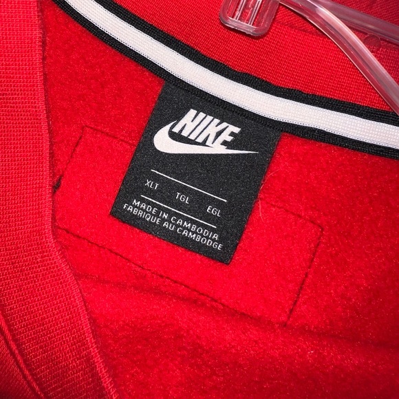 Men's Nike Air Knit Round Neck Sweatshirt Athleisure Casual Sports size XLT - Picture 5 of 5